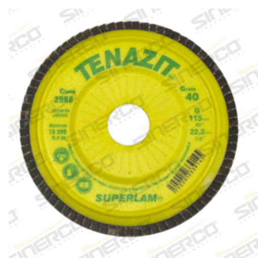 Imagen de 2988 DISCO LAMINADO G-40 SUPERLAM 4-1/2"X7/8"