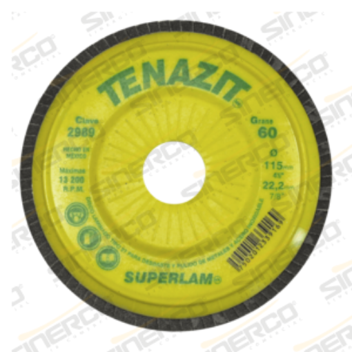 Imagen de 2989 DISCO LAMINADO G-60 SUPERLAM 4-1/2"X7/8"