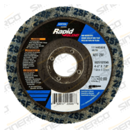 Imagen de DISCO DE FIBRA T27 RAPID BLEND / FINISH 4-1/2X7/8"