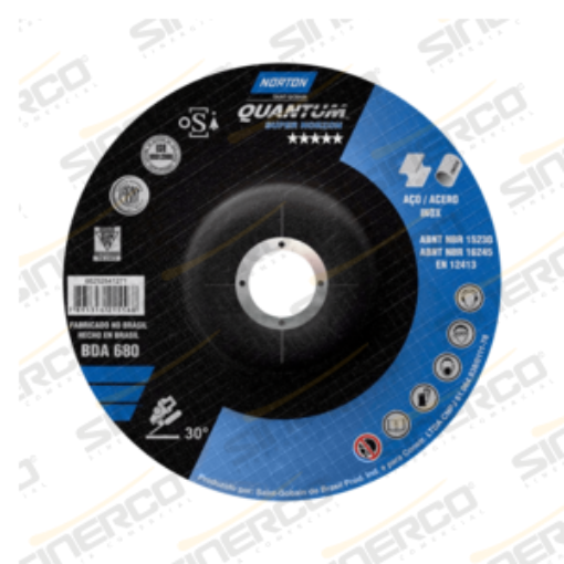 Imagen de DISCO DESBASTE T27 SUPER NORZON 4-1/2 X 1/4 X 7/8"
