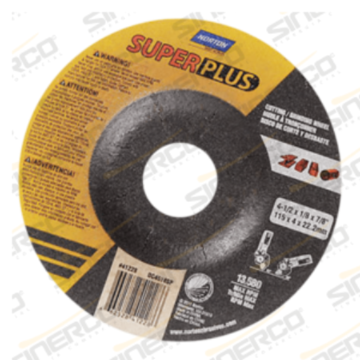Imagen de DISCO CORTE/DESBASTE T27 SUPER PLUS 4-1/2X1/8X7/8"