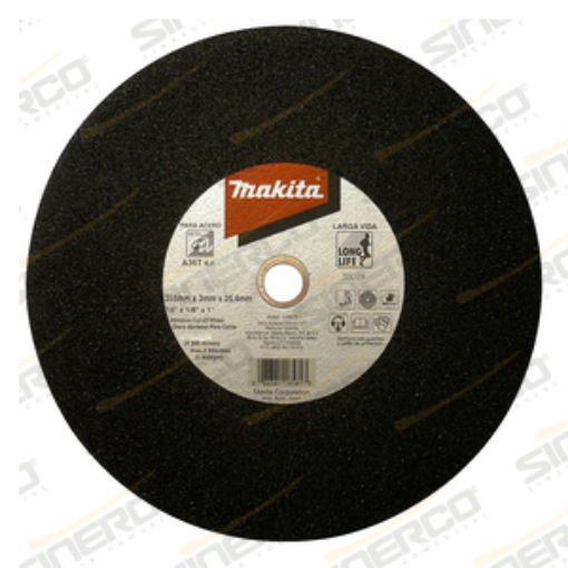 Imagen de DISCO CORTE DE METAL 14" ROJO MAKITA CJA C/25 PZAS