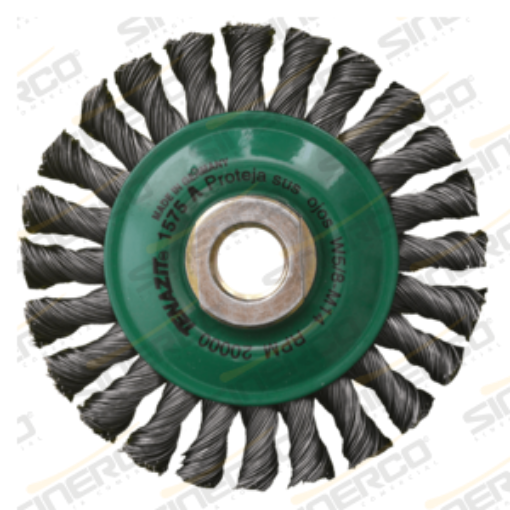 Imagen de 1575 CEPILLO CIRC ALAMB TRENZADO 4X0.020MR 3/8X7/8