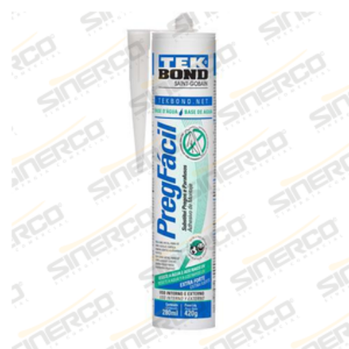 Imagen de PEGA FÁCIL BASE AGUA TEKBOND 420/280G/ML CARTUCHO BLANCO