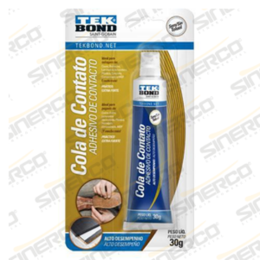 Imagen de ADHESIVO COLA DE CONTACTO TEKBOND 30G TUBO BLISTER AMARILLO CLARO