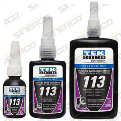Imagen de TRABA ROSCAS BT 113 TEKBOND 10G TUBO APLICADOR VIOLETA