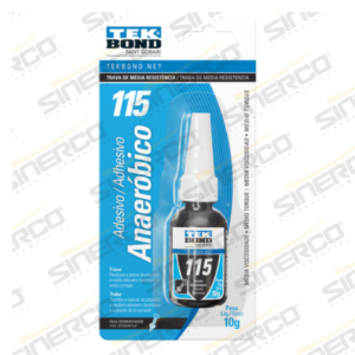 Imagen de TRABA ROSCAS BMT 115 TEKBOND 10G TUBO APLICADOR BLISTER AZUL
