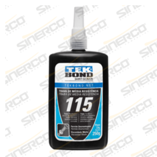 Imagen de TRABA ROSCAS BMT 115 TEKBOND 250G TUBO APLICADOR AZUL