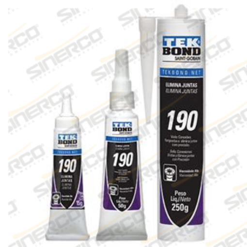 Imagen de SELLADOR DE JUNTAS 190 TEKBOND 15G TUBO APLICADOR ROJO