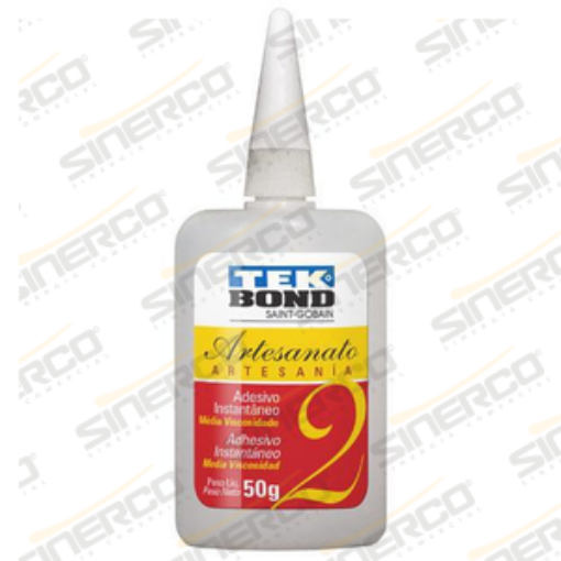 Imagen de ADHESIVO ARTESANIA NO.2 TEKBOND ARTESANIA 50G TUBO CAJA C/10 A TRANSPARENTE