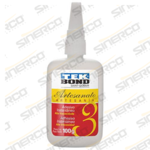 Imagen de ADHESIVO ARTESANIA NO.3 TEKBOND ARTESANIA 100G TUBO CAJA C/10 A TRANSPARENTE
