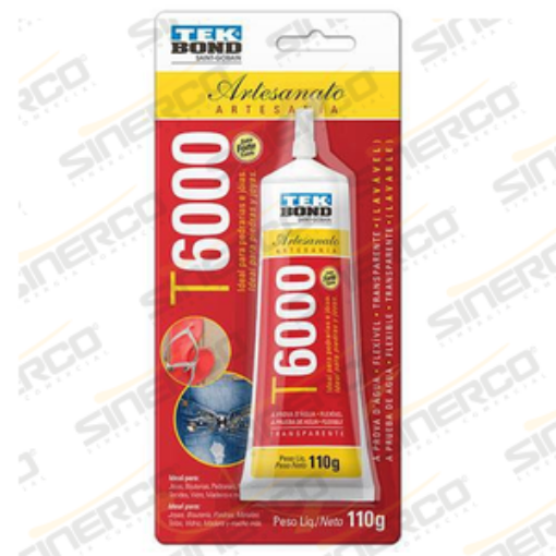 Imagen de ADHESIVO PERMANENTE  T600 TEKBOND ARTESANIA 110G BLISTER TRANSPARENTE