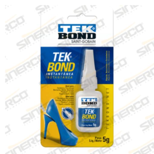 Imagen de ADHESIVO INSTANTÁNEO  TEKBOND INSTANTÁNEA 5G TUBO BLISTER