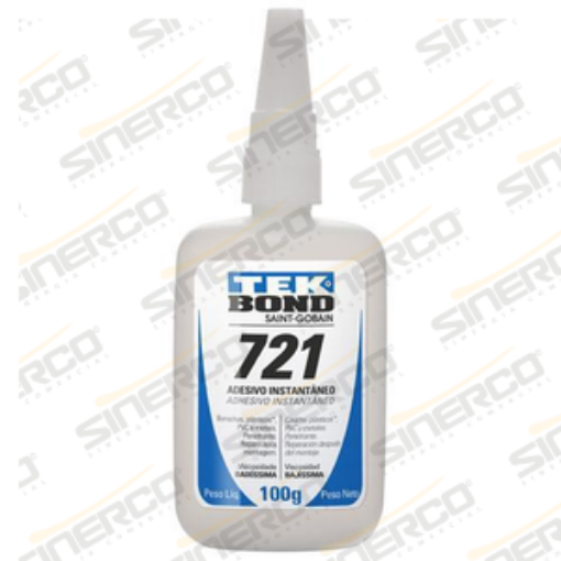 Imagen de ADHESIVO INSTANTÁNEO 721 TEKBOND 100G TUBO APLICADOR CAJA C/10 A