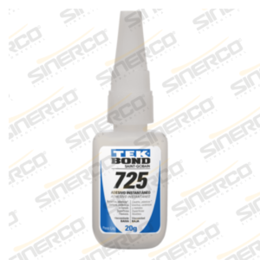 Imagen de ADHESIVO INSTANTÁNEO 725 TEKBOND 20G TUBO APLICADOR A