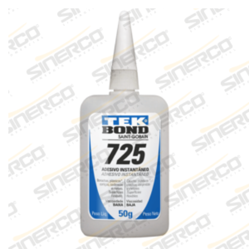 Imagen de ADHESIVO INSTANTÁNEO 725 TEKBOND 50G TUBO APLICADOR B