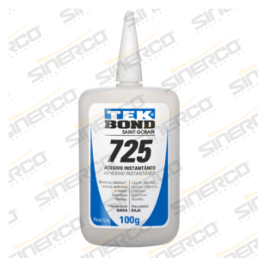 Imagen de ADHESIVO INSTANTÁNEO 725 TEKBOND 100G TUBO APLICADOR B