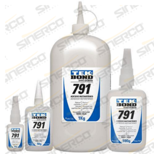 Imagen de ADHESIVO INSTANTÁNEO 791 TEKBOND 20G TUBO APLICADOR A