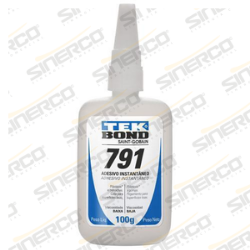 Imagen de ADHESIVO INSTANTÁNEO 791 TEKBOND 100G TUBO APLICADOR A