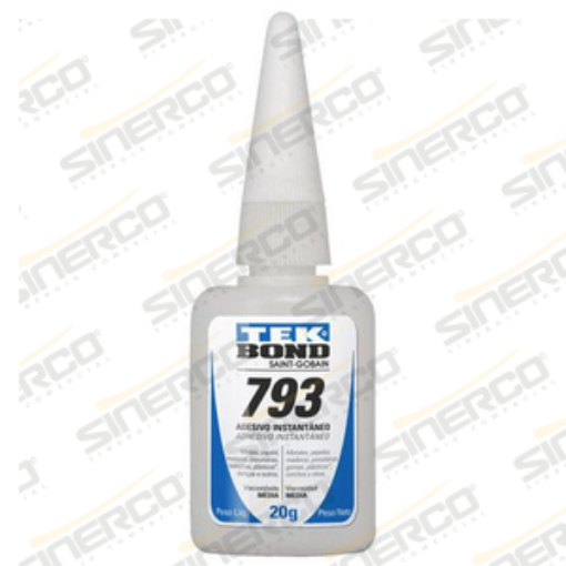 Imagen de ADHESIVO INSTANTÁNEO 793 TEKBOND 20G TUBO APLICADOR CAJA C/10 B TRANSPARENTE