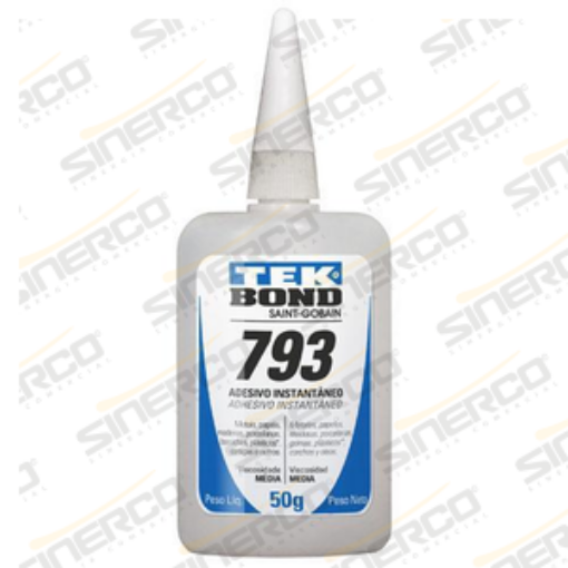 Imagen de ADHESIVO INSTANTÁNEO 793 TEKBOND 50G TUBO APLICADOR CAJA C/10 B