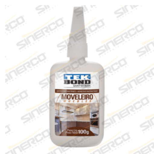 Imagen de ADHESIVO INSTANTÁNEO  TEKBOND MUEBLERO 100G TUBO CAJA C/10 A TRANSPARENTE