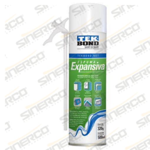 Imagen de ESPUMA EXPANSIVA PU TEKBOND 320/500G/ML AEROSOL BEIGE