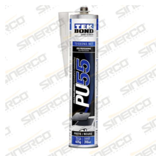 Imagen de SELLADOR POLIURETANO PU55 TEKBOND 310ML CARTUCHO NEGRO