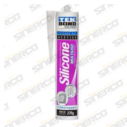 Imagen de SILICONA ACETICA MULTIUSO TEKBOND 270/280G/ML CARTUCHO