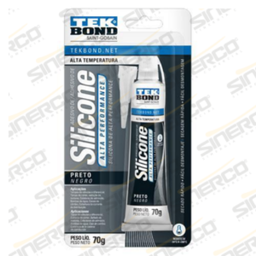 Imagen de SILICONA NEUTRA ALTA PERFORMANCE TEKBOND 70G NEGRO