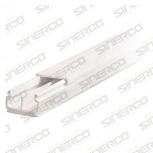 Imagen de CANAL 20X10 2.00 ML C/ADHESIVO 2 VIAS PAQ C/40PZAS