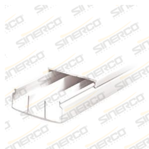 Imagen de CANAL 62X41 2.50 ML BLANCO 3 VIAS PAQ CON 6 PZAS