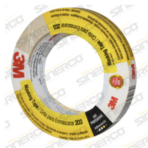 Imagen de 203 MASKING TAPE 0.024 X 50M USO PROFESIONAL