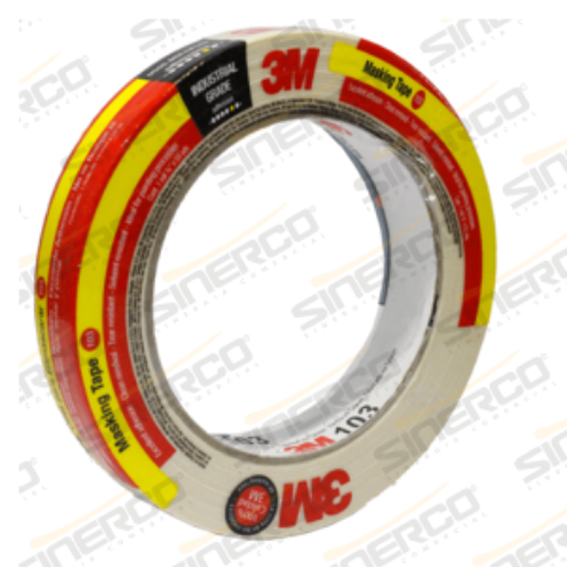 Imagen de 103 3M MASKING TAPE 0.048 X 50M USO GENERAL