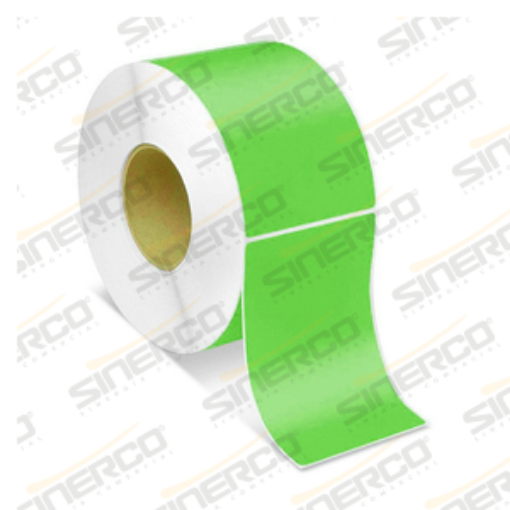 Imagen de ETIQUETA ADHE. TD 2X1 R-1300 C-1 C/P VERDE