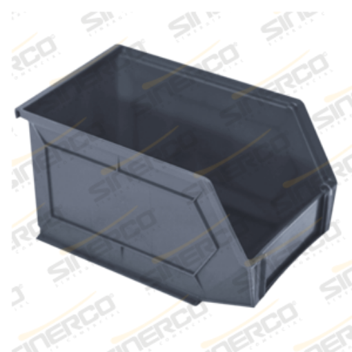 Imagen de GAVETA PLASTICA #4 GRIS MED. 23X14.5X13.5CMS