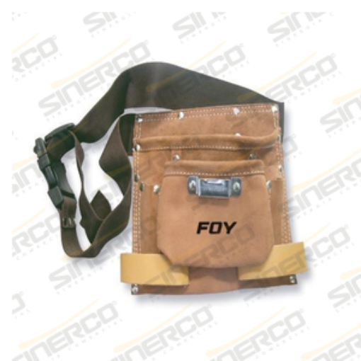 Imagen de ESTUCHE PORTAHERRAMIENTAS CUERO C/CINTO 4 COMPART.