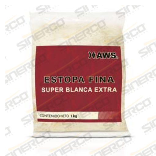 Imagen de ESTOPA SUPER BLANCA EXTRA 1KG -50 BOLSAS
