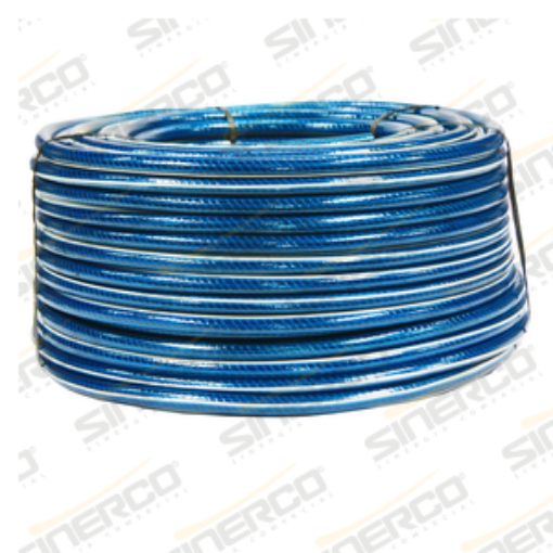 Imagen de MANGUERA TEJIDA AZUL REFORZADA 1/2" X 100 MTS.