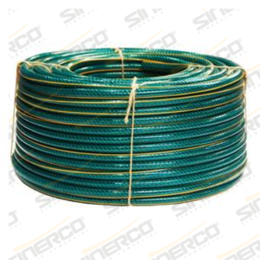 Imagen de MANGUERA TEJIDA VERDE REFORZADA 1/2" X 100MTS.