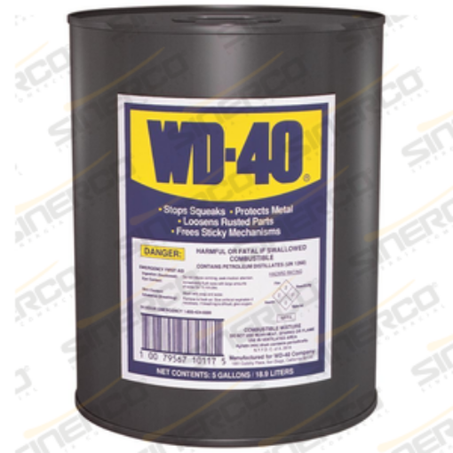 Imagen de WD-40 CUBETA DE 5 GALONES - 18.925 LTS.