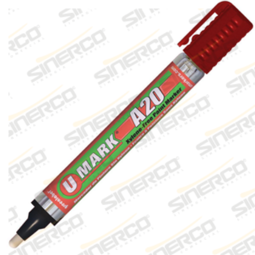 Imagen de MARCADOR PARA METAL A20 U-MARK ROJO
