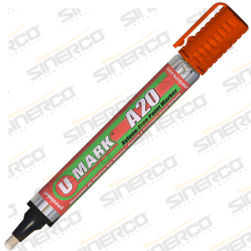 Imagen de MARCADOR PARA METAL A20 U-MARK NARANJA