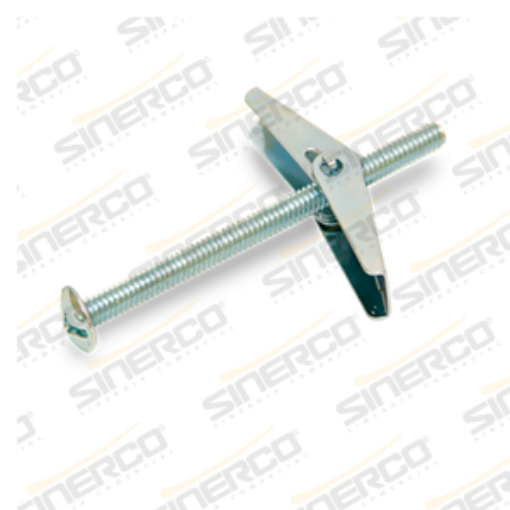 Imagen de SUJETADOR MARIPOSA C/TORNILLO GALVANIZADO 3/16"
