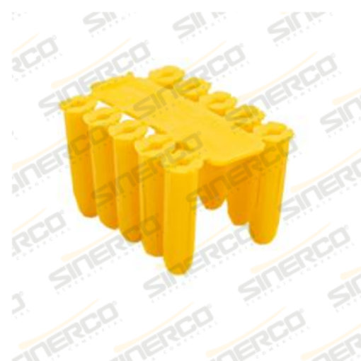 Imagen de TAQUETE THORSMAN TP1X AMARILLO 1/4" 100PZ