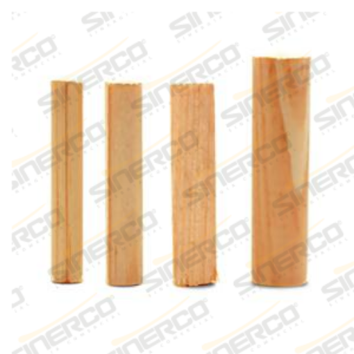 Imagen de TAQUETE DE MADERA 1/2" (BOLSA C/100 PZ.)