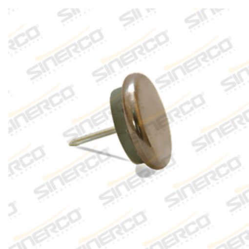 Imagen de RESBALON C/CLAVO # 2-25MM ACERO INOXIDABLE C/100PZ