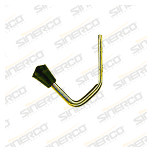 Imagen de GANCHO PERCHERO # 2 DE VARILLA LATONADO C/10 PZAS