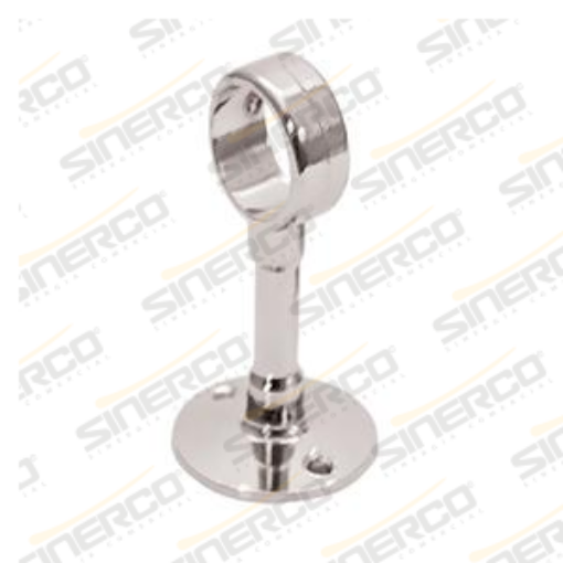 Imagen de SOPORTE CROMADO DE 1" ALTO CENTRAL PAQ. C/25 PZAS