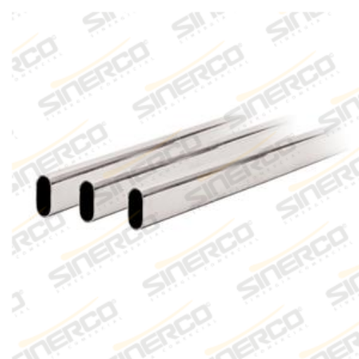Imagen de TUBO OVALADO CROMADO PARA CLOSET 6.00 MTS.